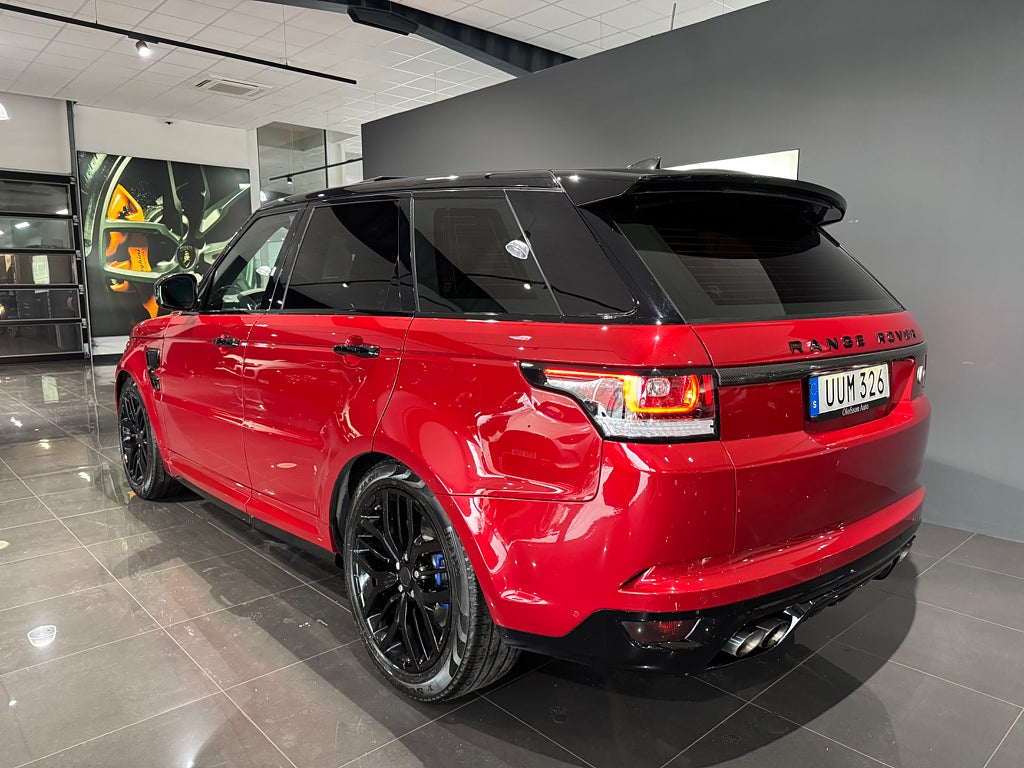 Land Rover Range Rover Sport SVR V8 Carbon Meridian Panorama 550 HK - bild 2