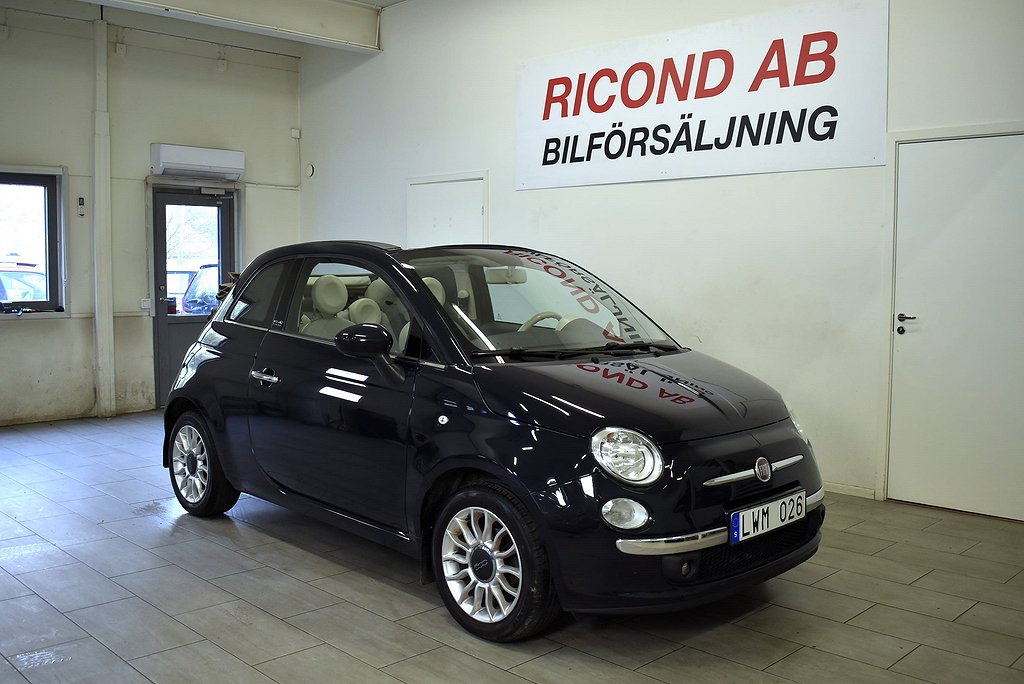 Fiat 500C CAB 1.2 DRAGKROK SKINN