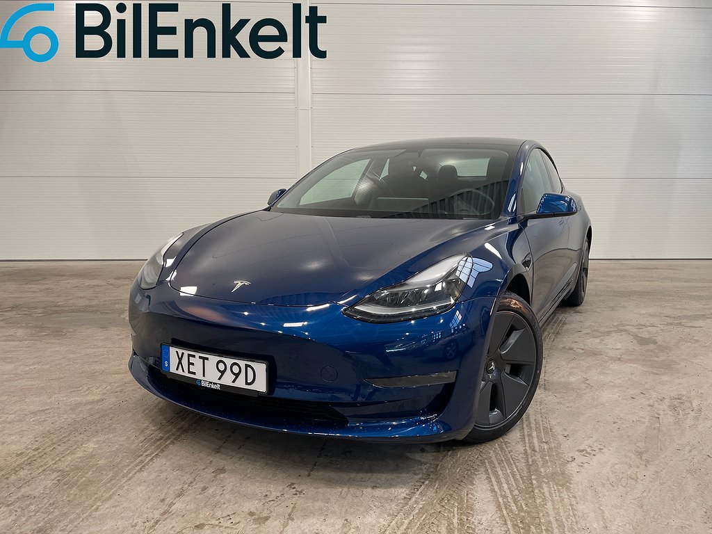 Tesla Model 3 Long Range AWD Premium Rattvärme Pano 2021 440hk