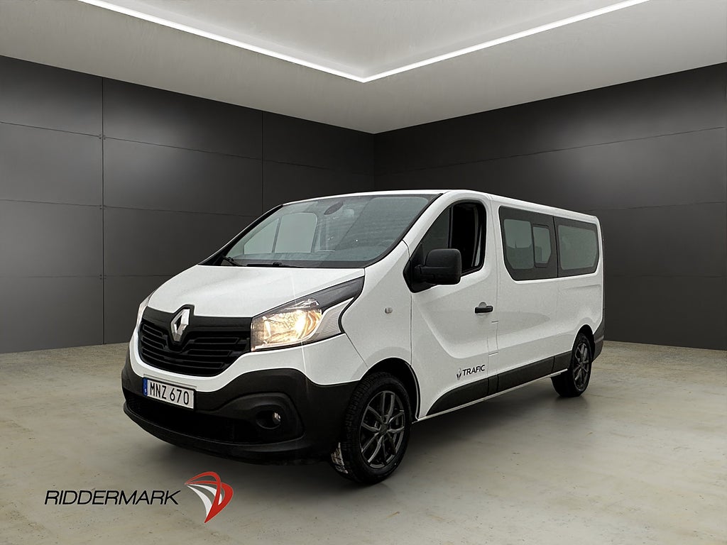 Renault Trafic Kombi Lång 1.6dCi Värm PDC Farthållare 9-Sits