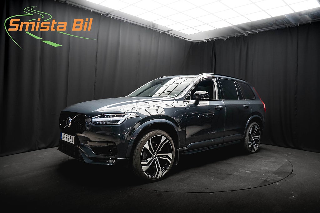 Volvo XC90 B5 AWD R-Design B&W PANO LUFT 22'' DRAG HUD MOMS