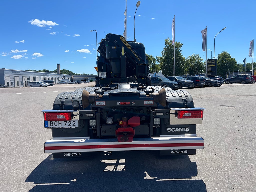 Scania R490 8x4*4 Tridem Kranväxlare, Palfinger 27002 Kran