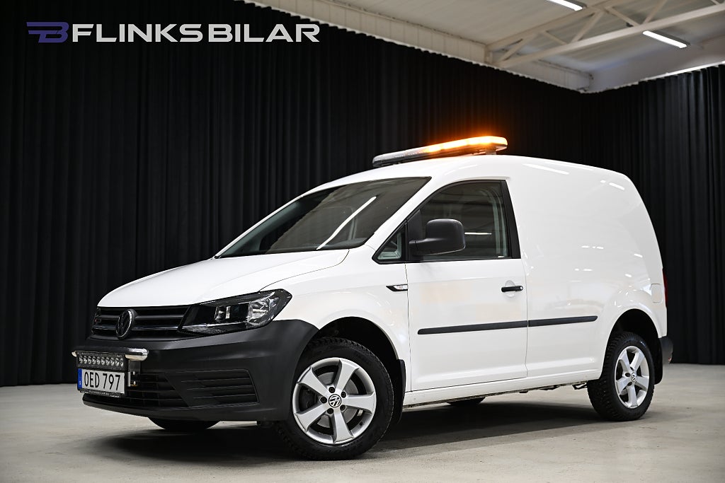 Volkswagen Caddy 4Motion 122HK V-Inredd|Drag|Värmare|PDC|EnÄgare|Leasbar