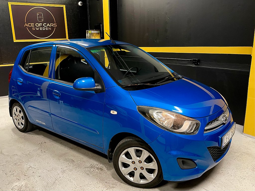 Hyundai i10 1.1 iRDE Premium Euro 5/Nyservad/Sommar, vinterdäck