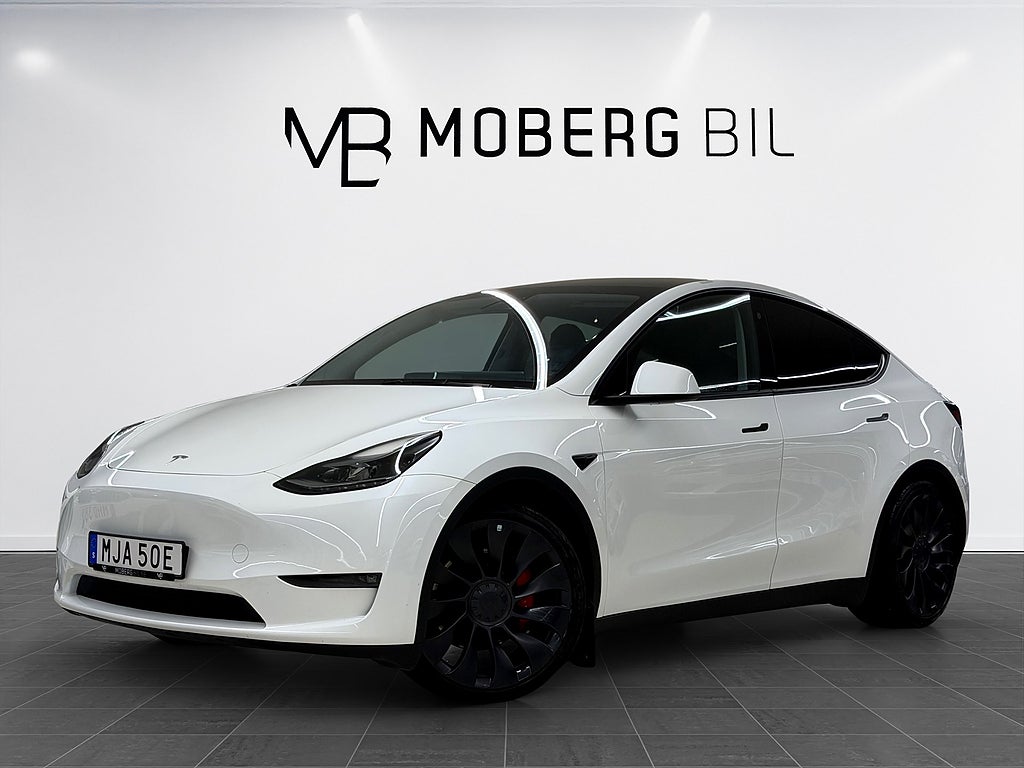 Tesla Model Y Performance 534hk Drag 21" Pano B-Kamera Navi