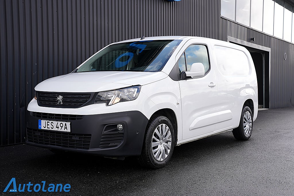 Peugeot Partner Utökad Last 1.5 130, Kamera, Värmare, Dragkrok 130hk