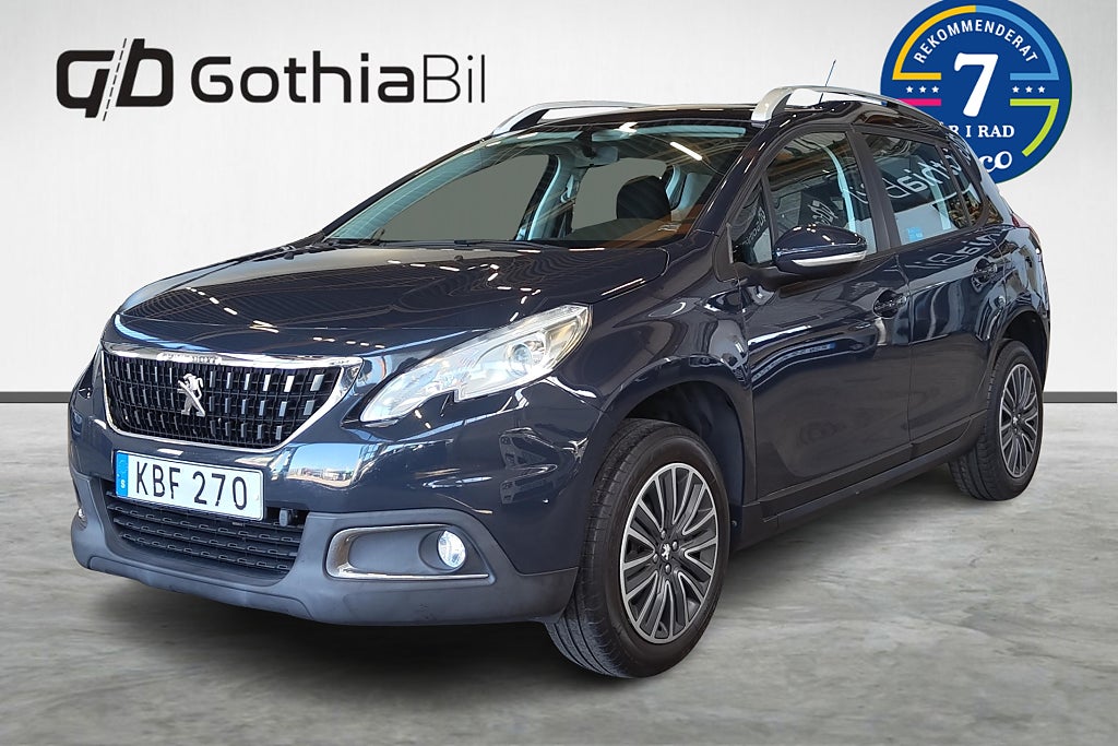 Peugeot 2008 1.2 PureTech Panorama Farthållare Kupévärmare Bluetooth