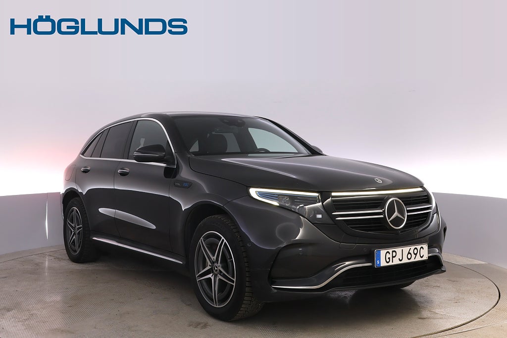 Mercedes-Benz EQC 400 4MATIC AMG Burmester Elstolar Drag Värmare MOMS