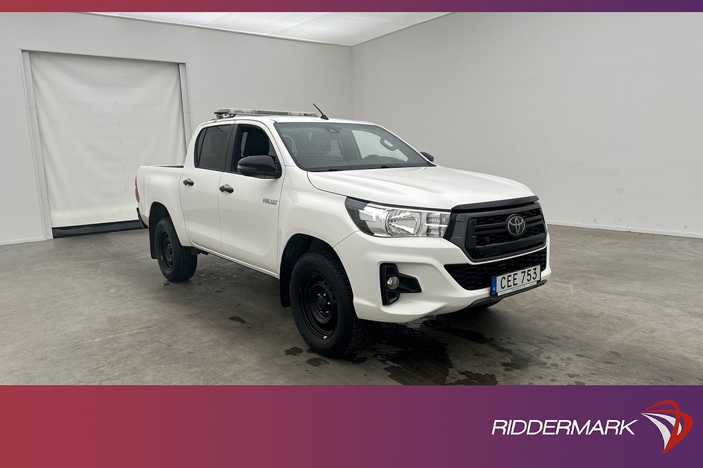 Toyota Hilux Hero 2.4 AWD Drag Diff B-Kamera MOMS 1-Brukare