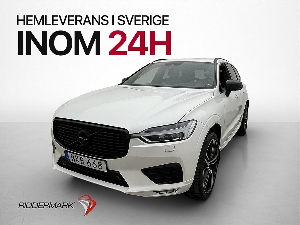 Volvo XC60 D4 AWD R Design B&W Pano Dragkrok Kamera Värmare