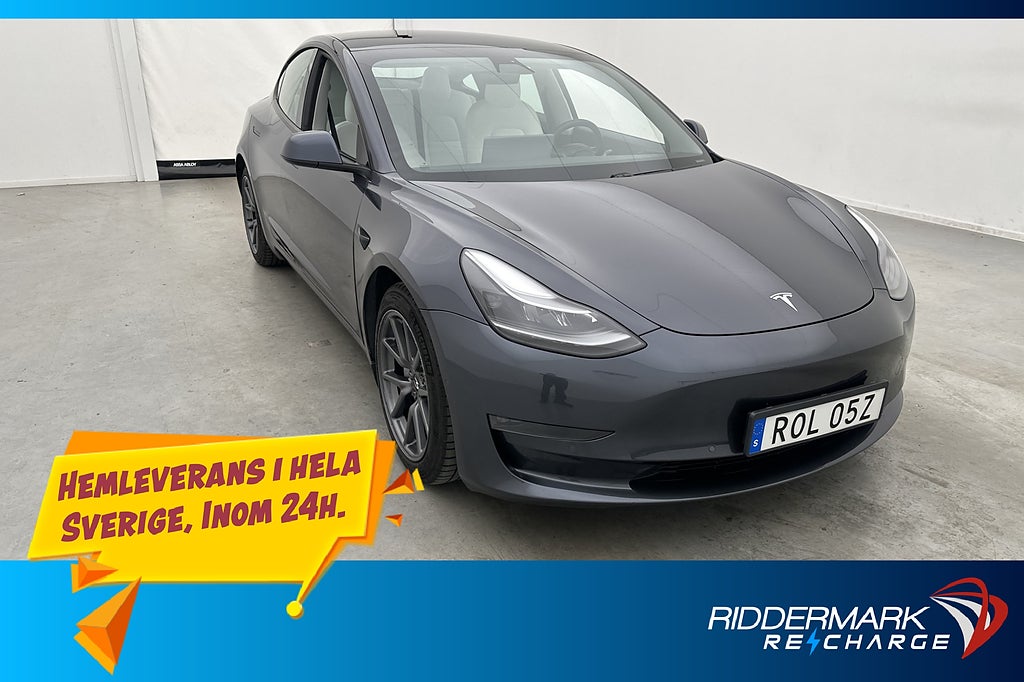 Tesla Model 3 Long Range AWD FSD Acc Boost Drag Ljus-Interiö