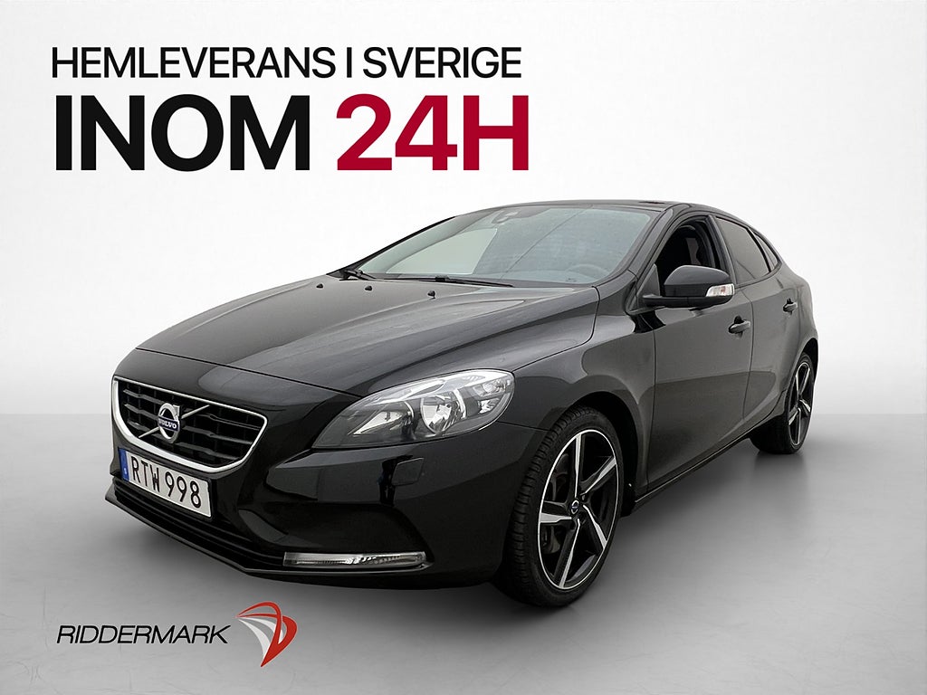 Volvo V40 D2 120hk VOC D-Värmare PDC CitySafety 0.38 l/mil