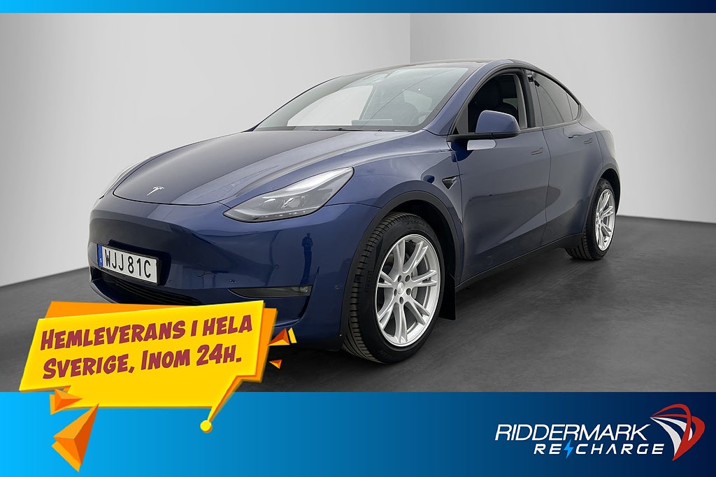 Tesla Model Y Long Range AWD Autopilot Dragkrok Svensksåld