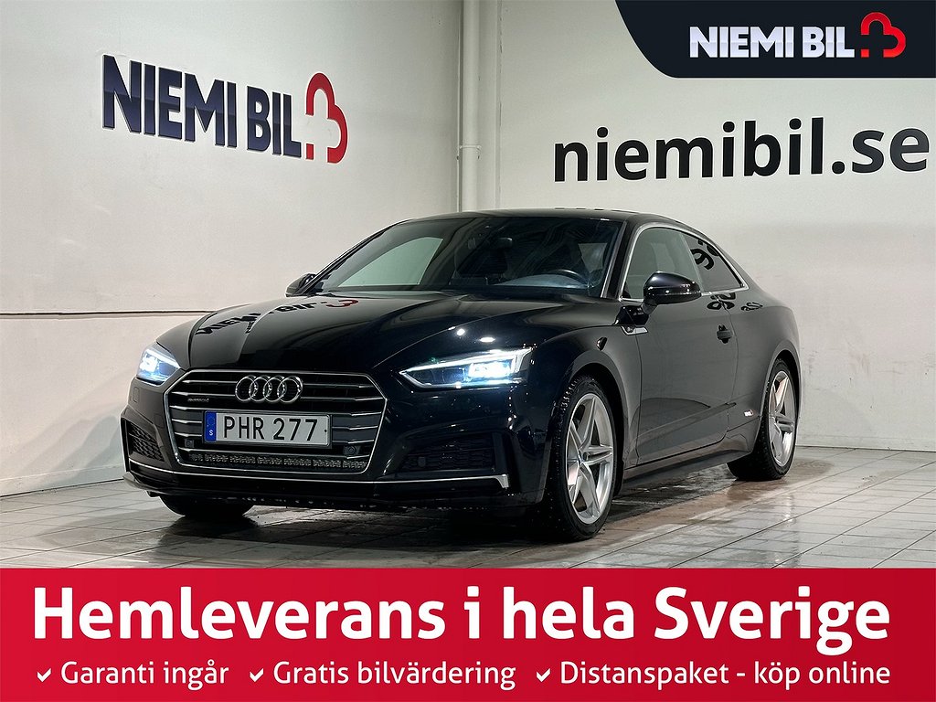 Audi A5 Coupé 2.0 quattro Aut S Line Dvärm Mvärm S/V-hjul