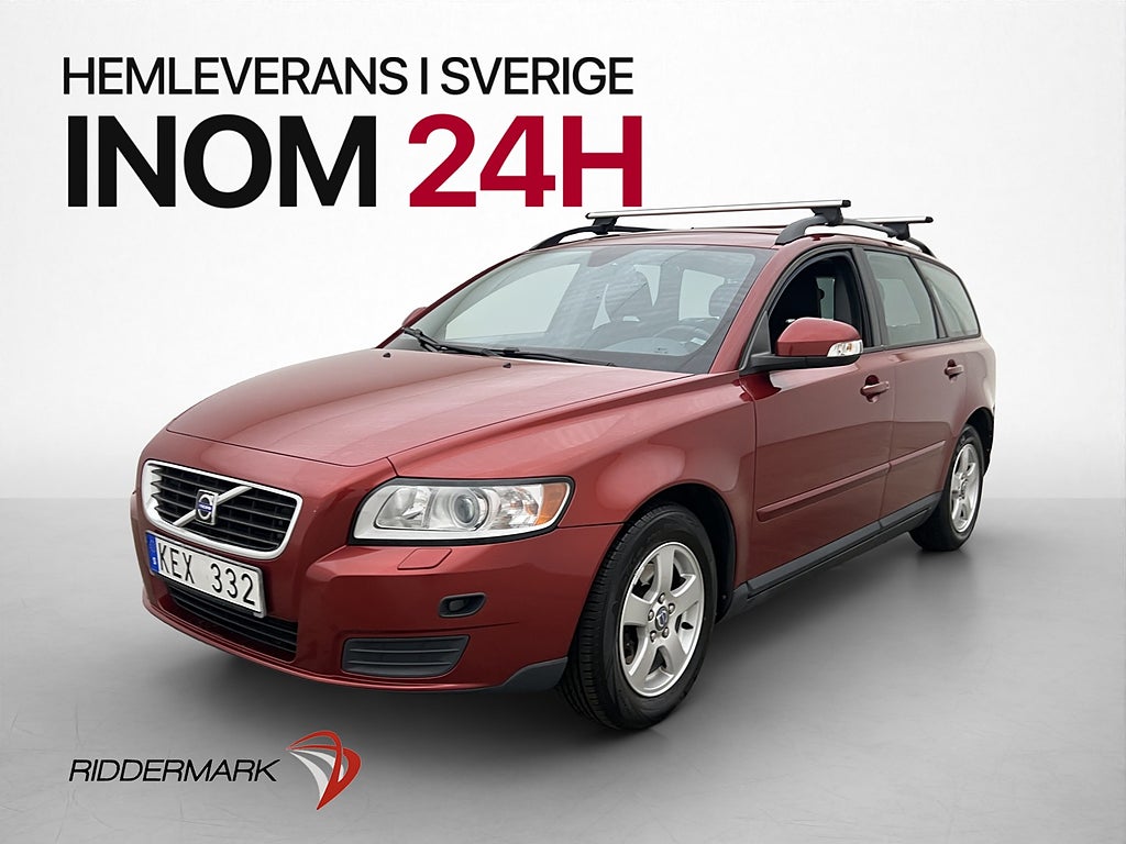Volvo V50 125hk Kinetic Farthållare Sätesvärme Skinn AC