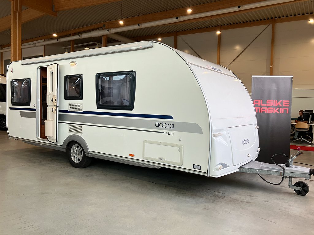 Adria Adora 563 PU Pluspaket / Markis / Alde / 1.549kr/mån