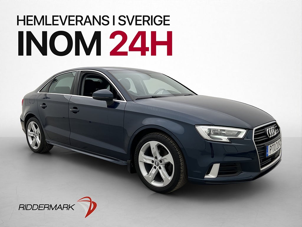 Audi A3 1.6 TDI 116hk D-Värmare Navi Bluetooth