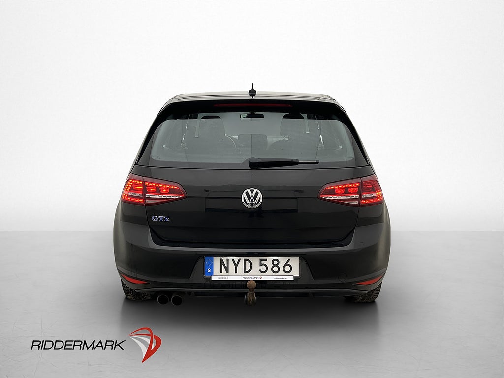 Volkswagen Golf GTE 204hk Kamera CarPlay Två-bruk  Dragkrok