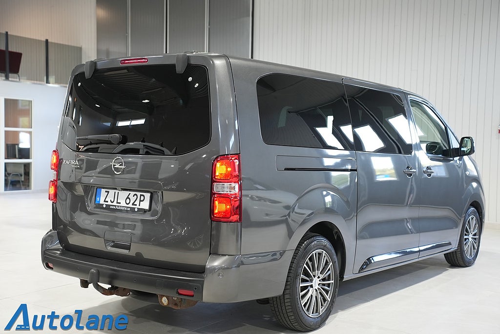 Opel Zafira Life 2.0 7-sits,Värmare,Drag,Pano,GPS,HUD,Massage,360°