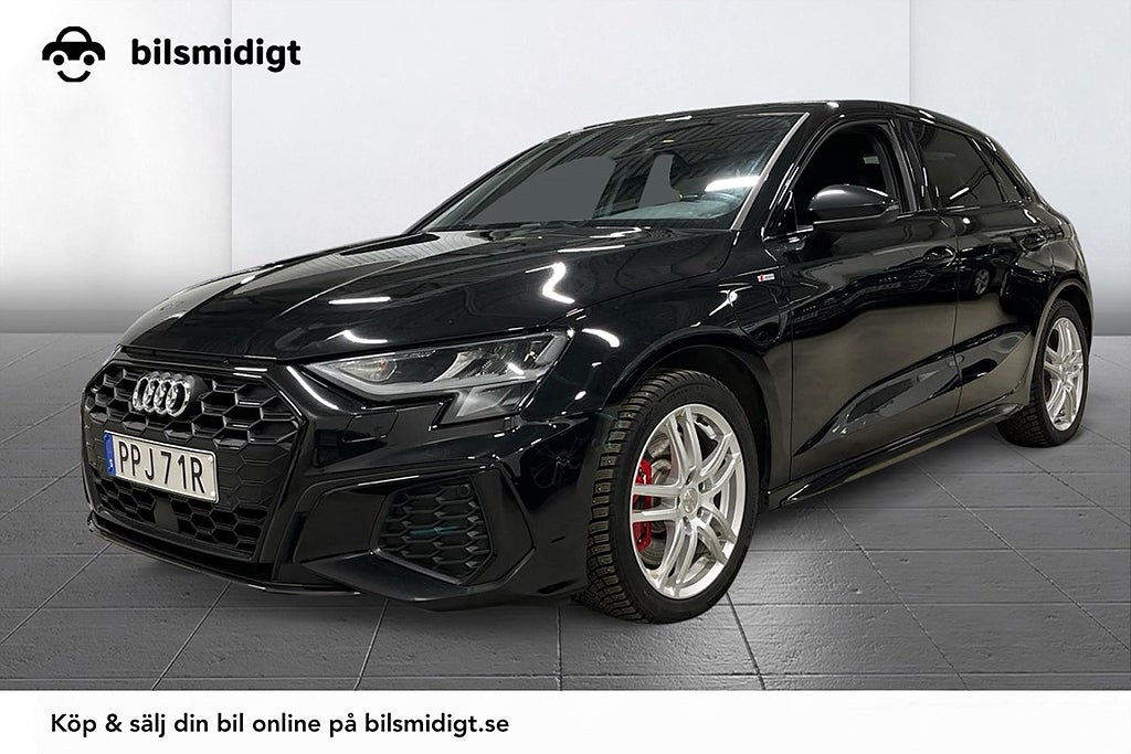 Audi A3 Sportback 45 TFSI e S Line Komfort Black App+ Connect 245hk