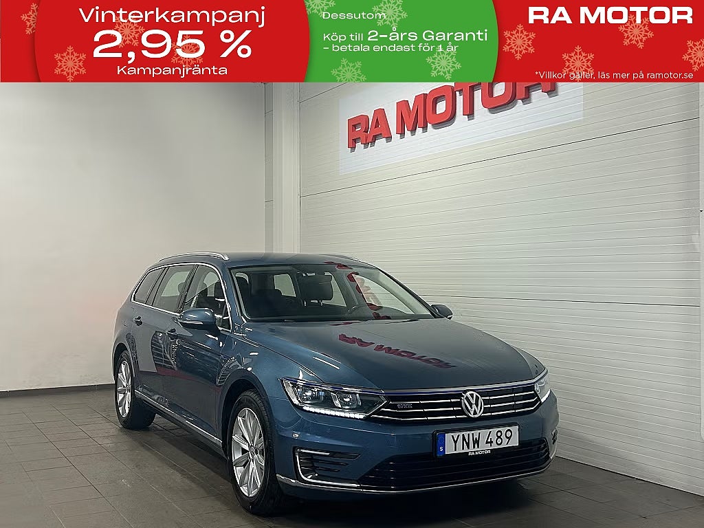 Volkswagen Passat SC GTE 218hk Plug-In |Drag|Värmare|Kamera| 2018