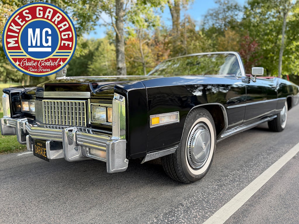 Cadillac Eldorado Convertible • SVART MED RÖD INREDNING OCH CAB!