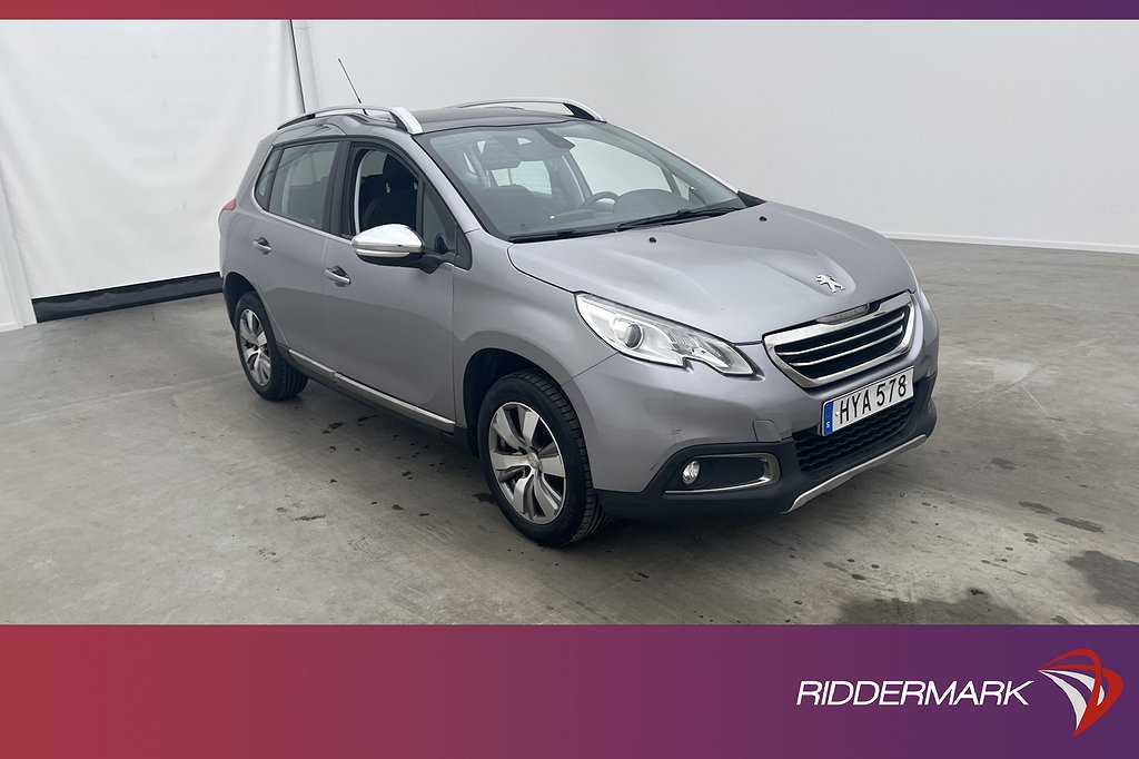 Peugeot 2008 1.2 VTi 82hk Allure Pano Sensorer