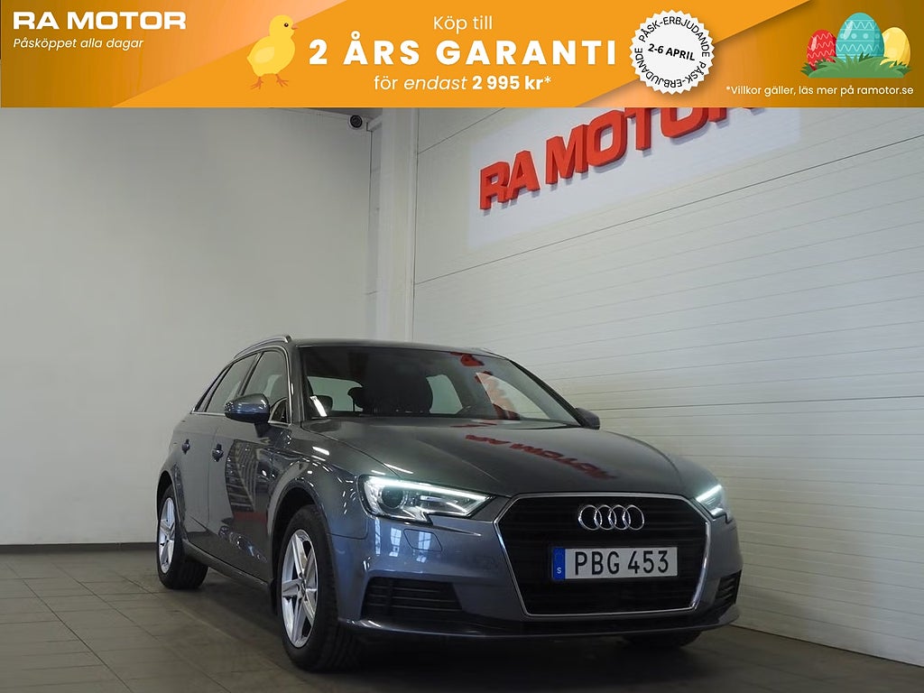Audi A3 Sportback 1.4 TFSI S Tronic 150hk Comfort | P-Sensorer 2017