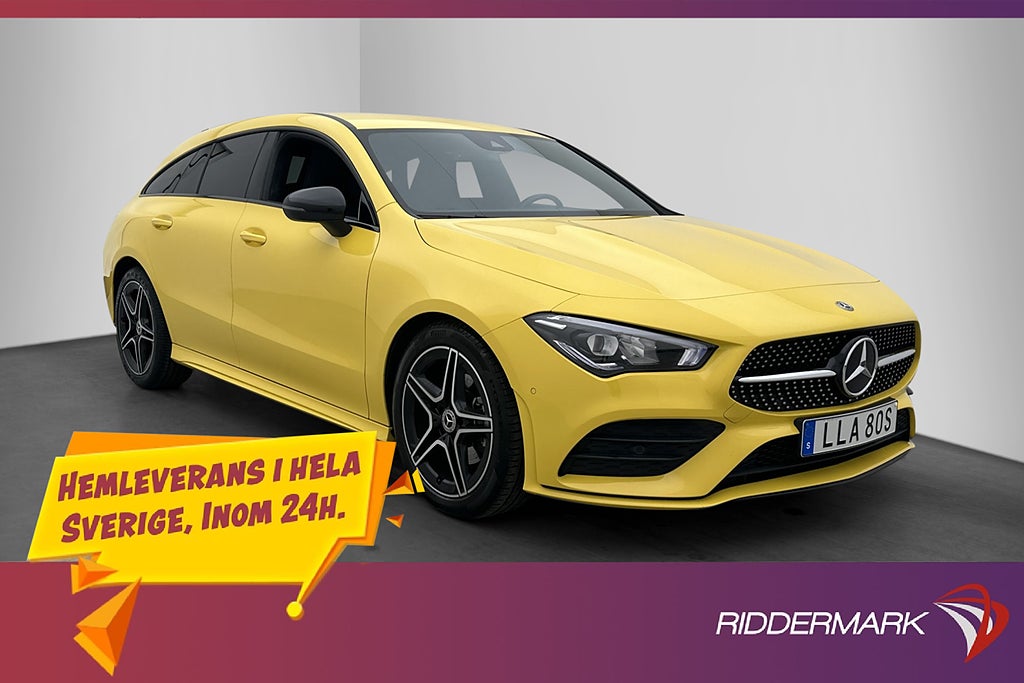 Mercedes-Benz CLA 180 Shooting Brake AMG Värmare Wide Drag