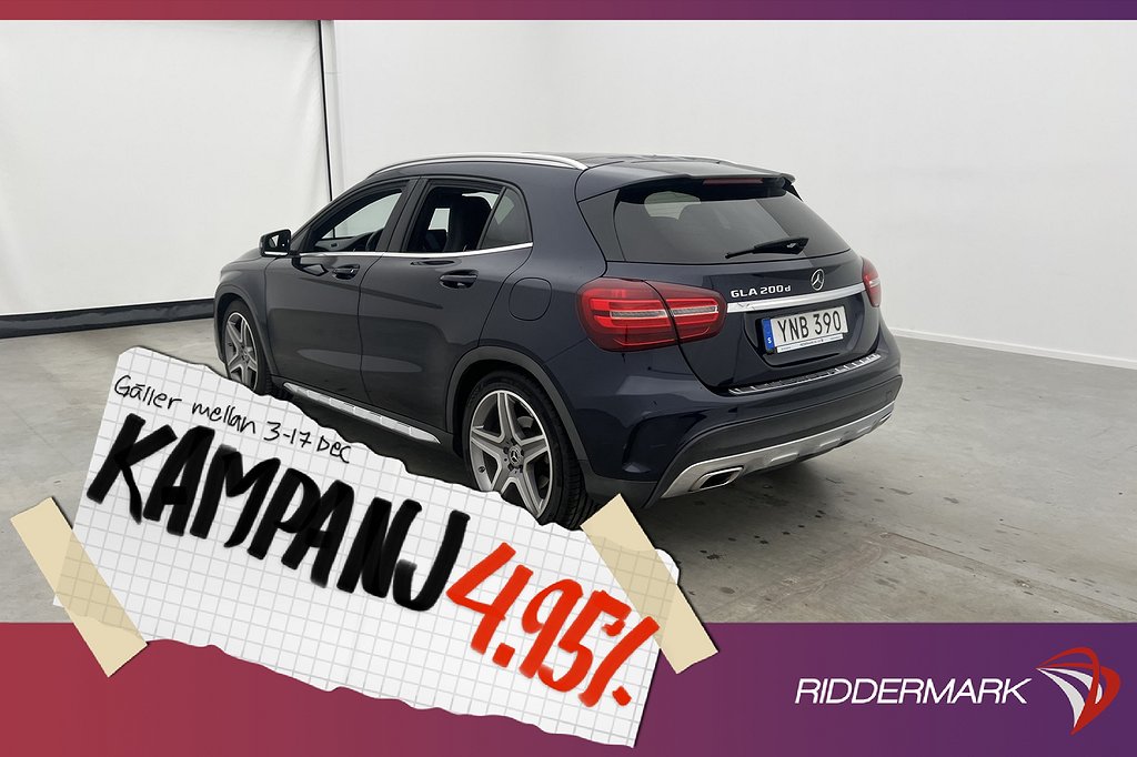 Mercedes-Benz GLA 200 d AMG Pano B-Kamera Navi 4,95% Ränta