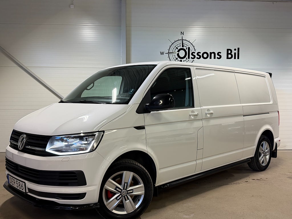 Volkswagen Transporter 2.0 TDI Aut Drag 3-sits Dubbeldörr B-kam Värmare MOMS