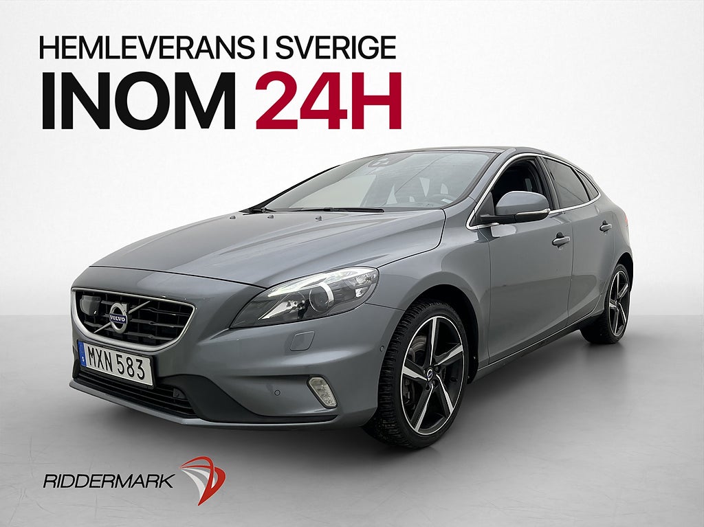 Volvo V40 D3 150hk R-Design Panorama Skinn Värmare Kamera