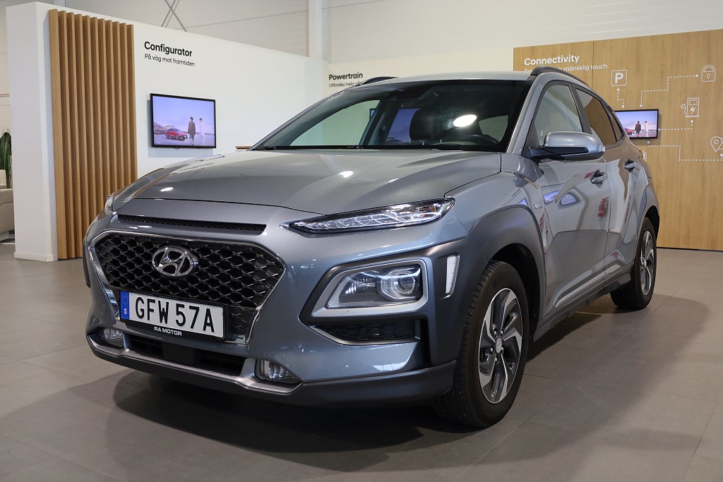 Hyundai Kona Hybrid 1,6 GDI 141hk Premium HEV Aut Dragkrok 2020