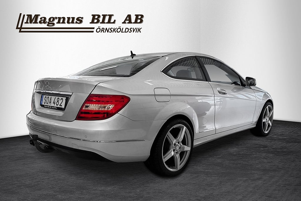 Mercedes-Benz C 180 Coupé Aut Drag P-sensor SV-SÅLD Sportstolar  miniatyr 3