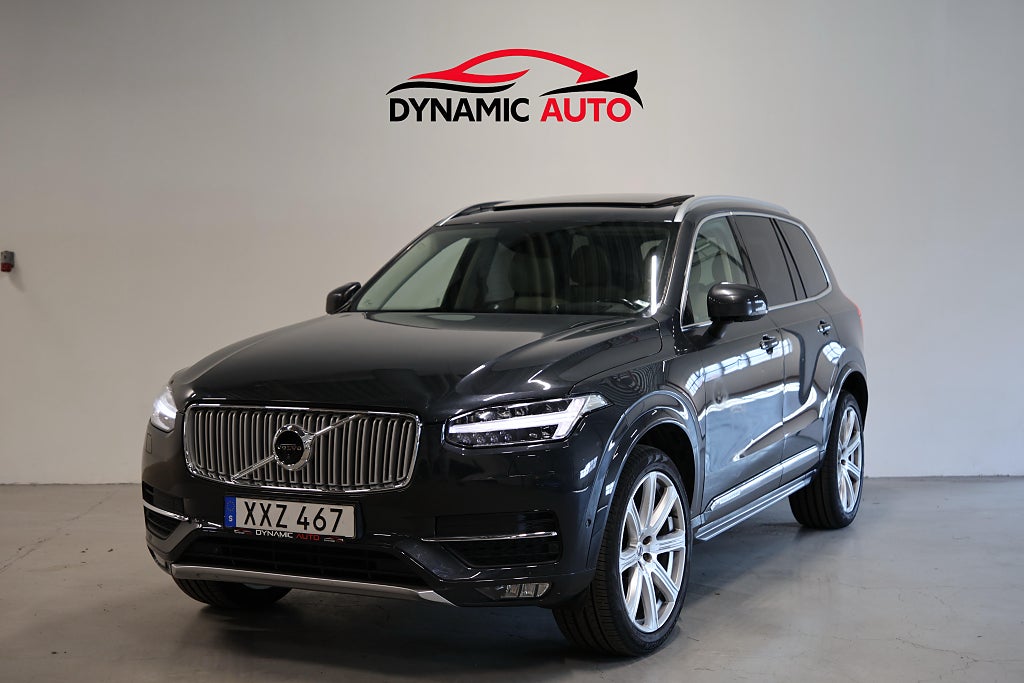 Volvo XC90 7sits D5 AW/ Inscription/Pano/HUD/Rattvärme/360/Värmare