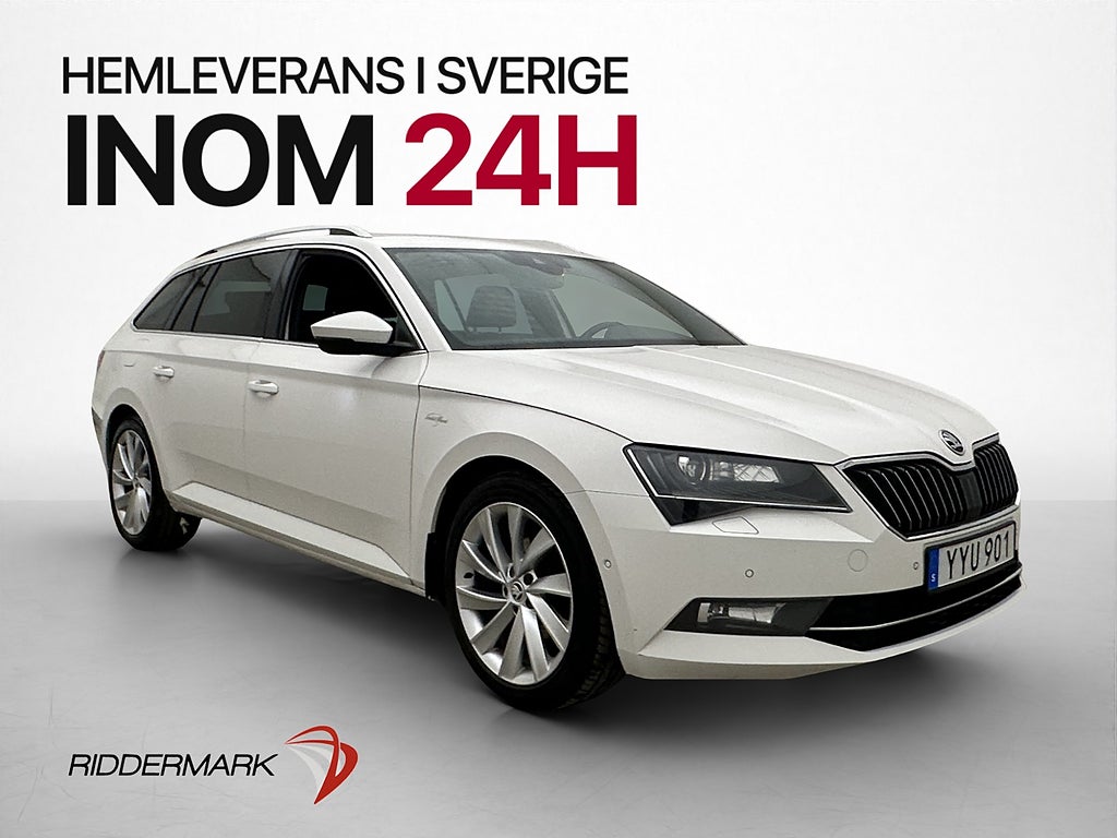 Skoda Superb 2.0 TDI 4x4 190hk L&K D-Värm Kamera Drag Skinn
