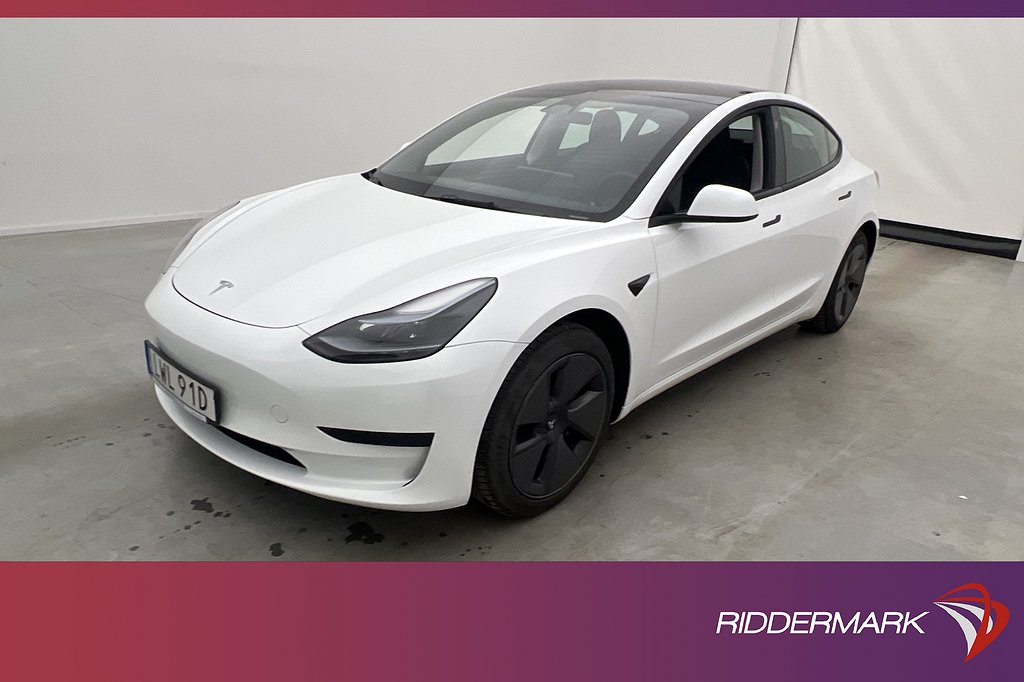 Tesla Model 3 Standard Range Dragkrok Svensksåld MOMS