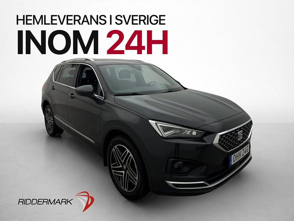Seat Tarraco 4Drive 190hk Xcellence 7-Sits D-Värmare Cockpit