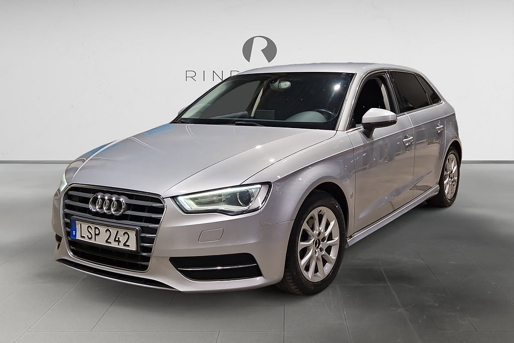 Audi A3 SB 1.6 TDI 110 HK ATTRACTION DRAG PDC KAMREM BYTT 16"