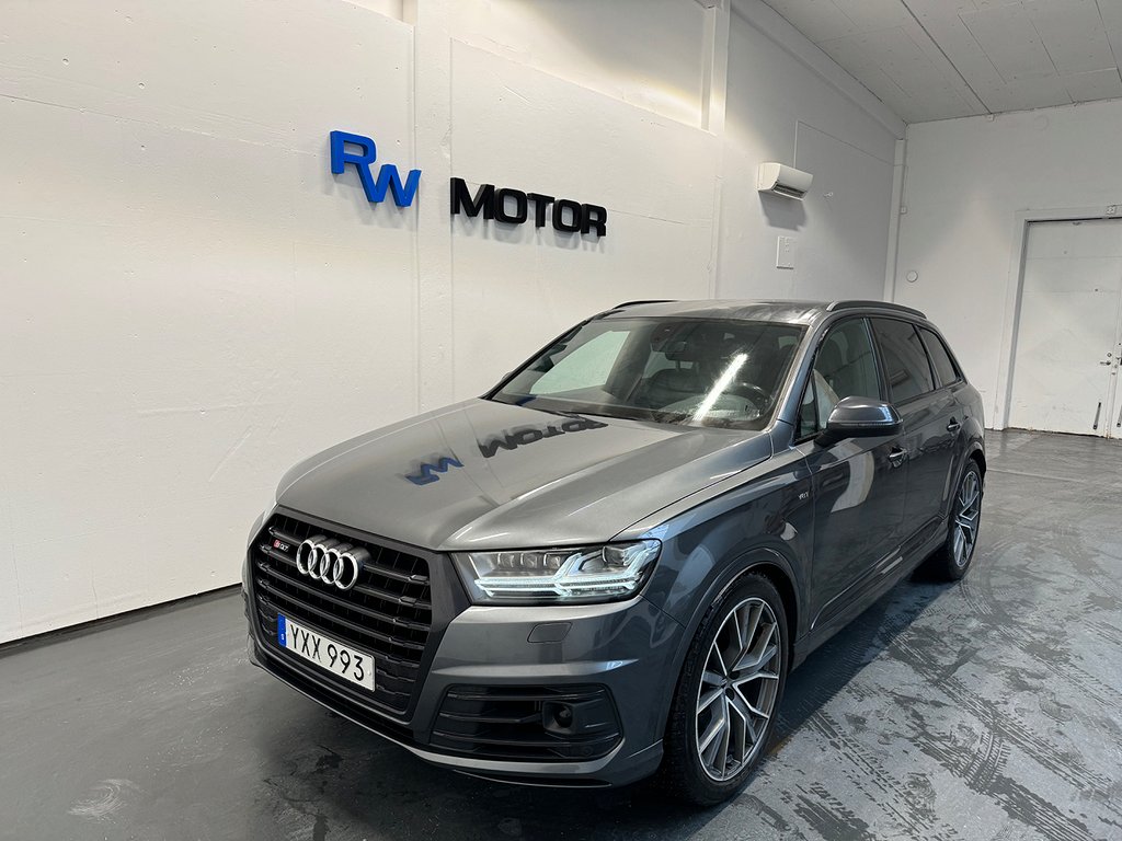 Audi SQ7 V8 435hk 7-sits Cockpit Luft BOSE Matrix Drag 