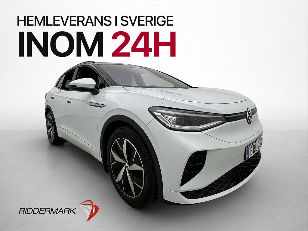 Volkswagen ID.4 GTX 299hk Värmare CarPlay Rattvärme MOMS
