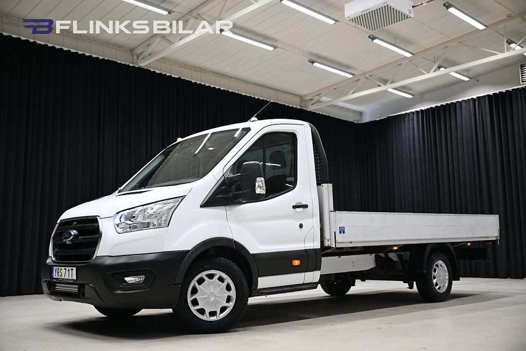 Ford transit 350 170HK L4 Långflak|Automat|Backkamera|NyKamrem|Moms