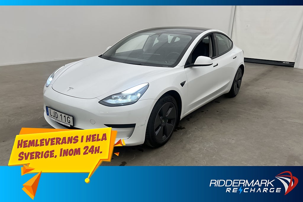 Tesla Model 3 Standard Range 283hk Uppgraderad AP Svensksåld