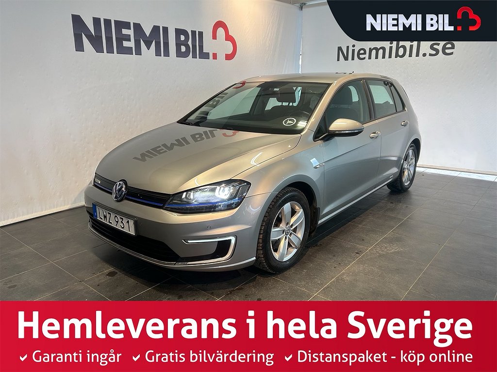 Volkswagen E-Golf 24.2 kWh Psens/SoV/Heat Pump/Low Tax