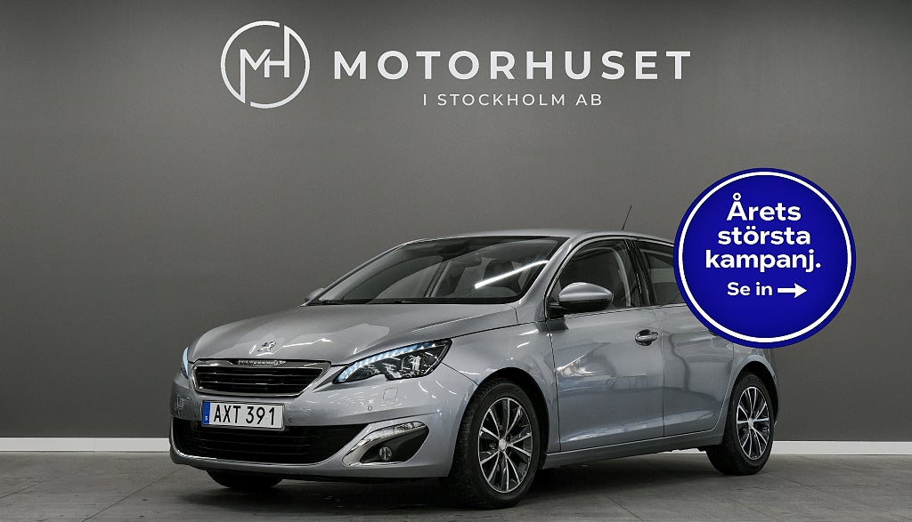 Peugeot 308 SW 1.2 131hk Automat Allure Euro 6 Keyless Farthållare