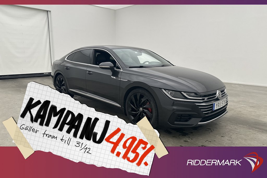 Volkswagen Arteon GTS 4M 240hk R-Line Cockpit 4,95% Ränta