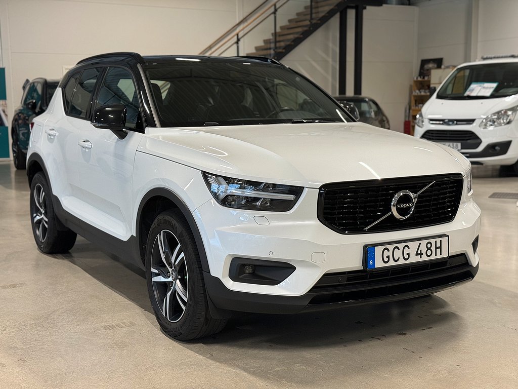 Volvo XC40 D4 AWD AUT R-DESIGN MOMS LEASBAR VOC V-HJUL NAVI