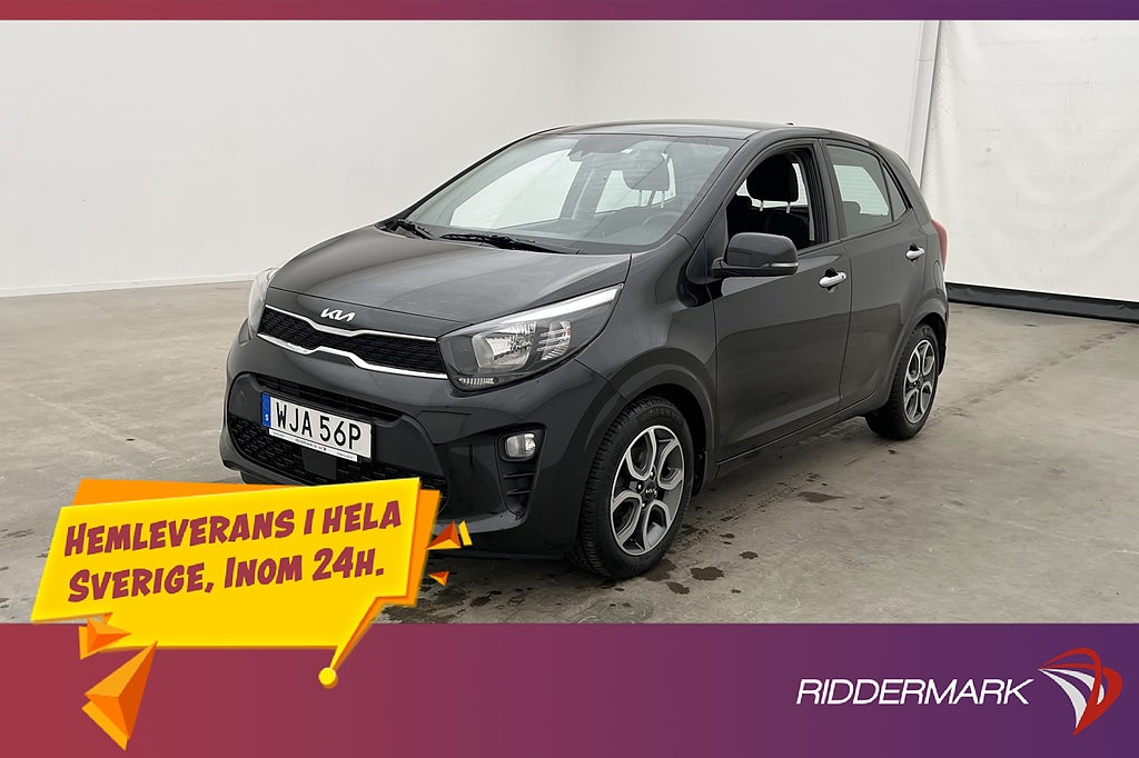 Kia Picanto 1.0 67hk Advance Kamera CarPlay Rattvärme MOMS