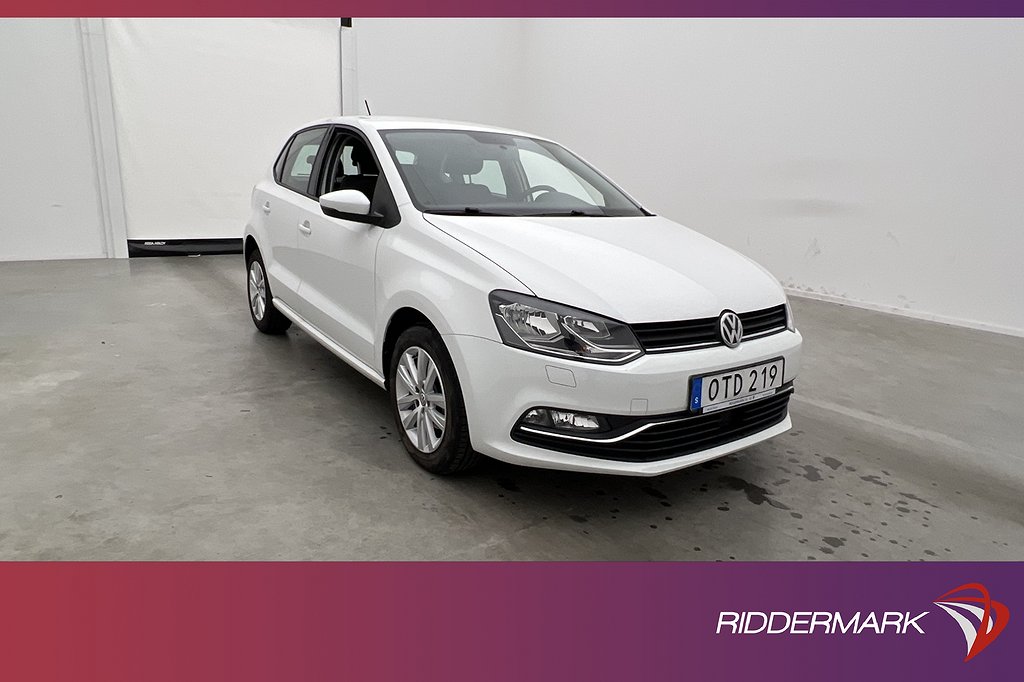 Volkswagen Polo 1.2 TSI 90hk Lågskatt 0,40l/Mil Välservad