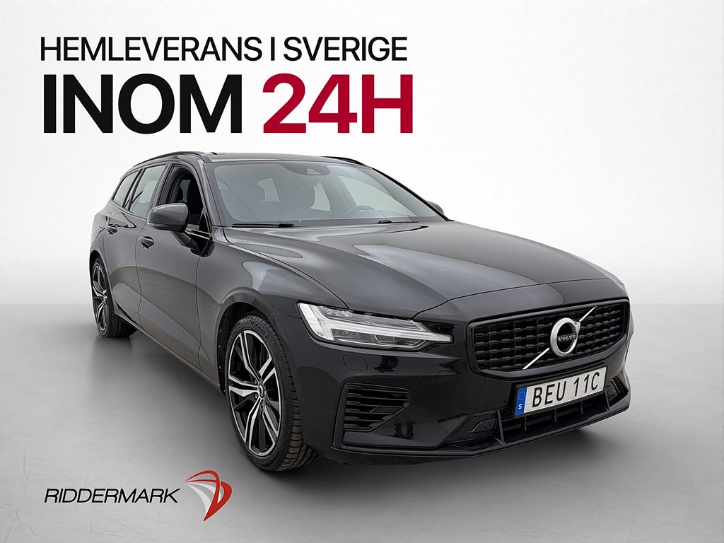 Volvo V60 Recharge T6 AWD R-Design VOC P-Värmare Kamera Navi